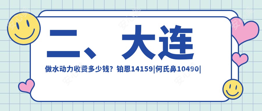 二、大连做水动力收费多少钱？铂恩14159|何氏鼻10490|悦容12698