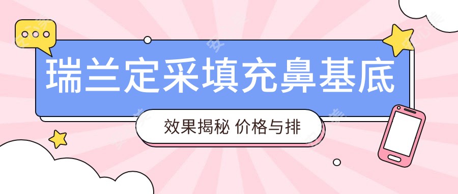 瑞兰定采填充鼻基底疗效揭秘 价格与排名详解