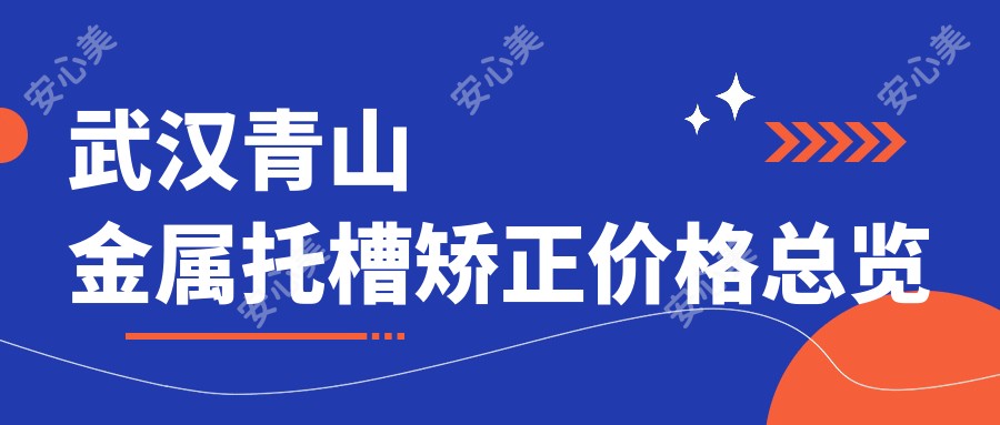 武汉青山金属托槽矫正价格总览