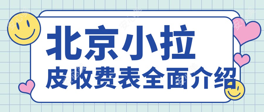 北京小拉皮收费表全面介绍