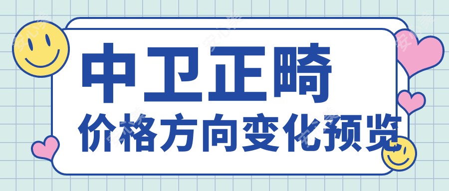 中卫正畸价格方向变化预览