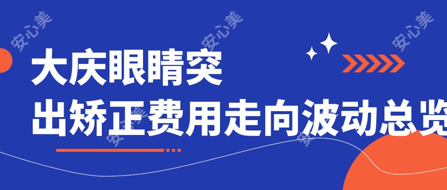 大庆眼睛突出矫正费用走向波动总览