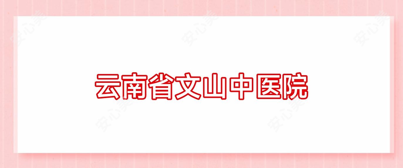 云南省文山中医院