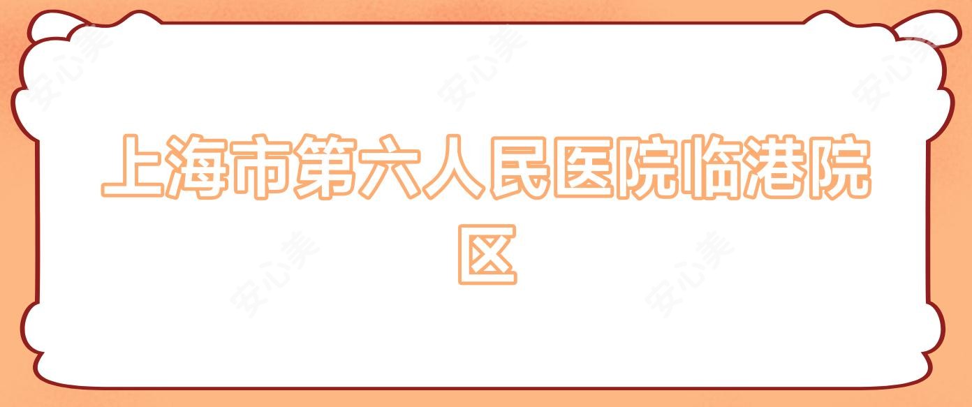 上海市第六人民医院临港院区