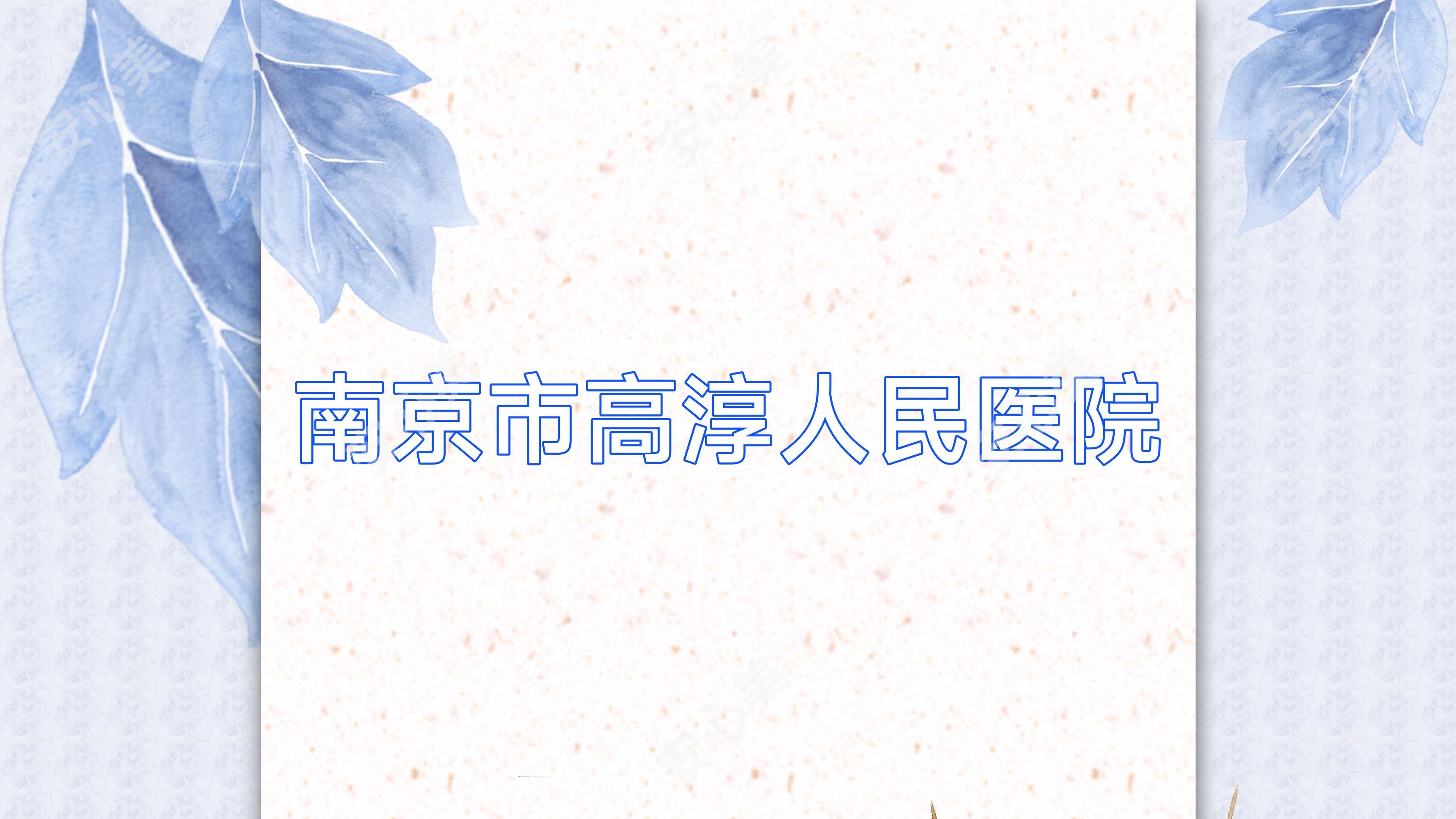 南京市高淳人民医院
