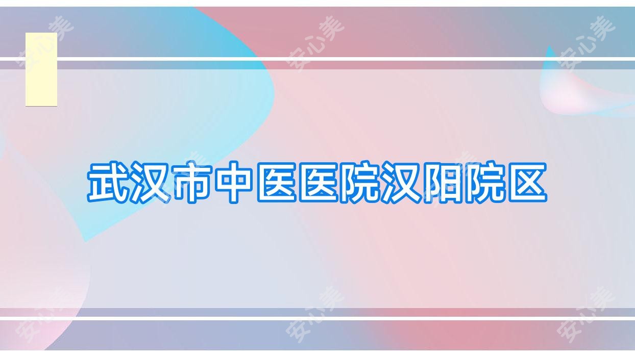 武汉市中医医院汉阳院区