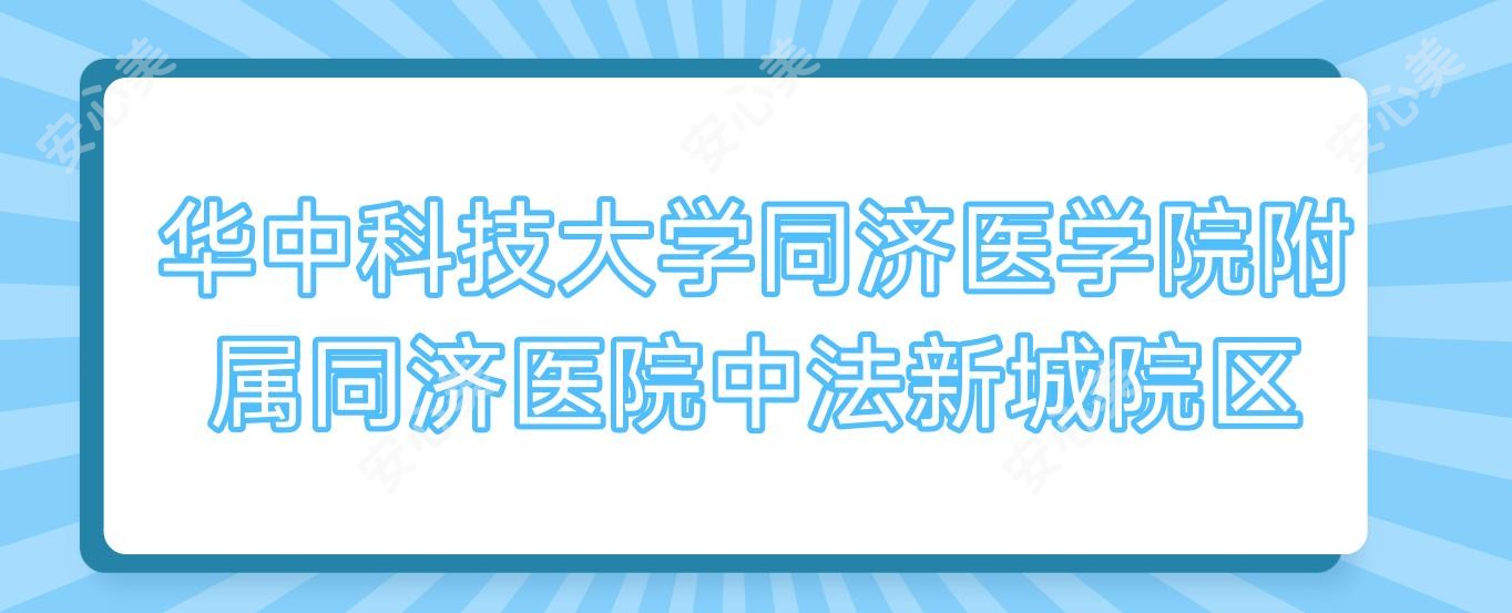 华中科技大学同济医学院附属同济医院中法新城院区