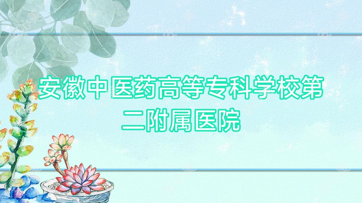 安徽中医药高等专科学校第二附属医院
