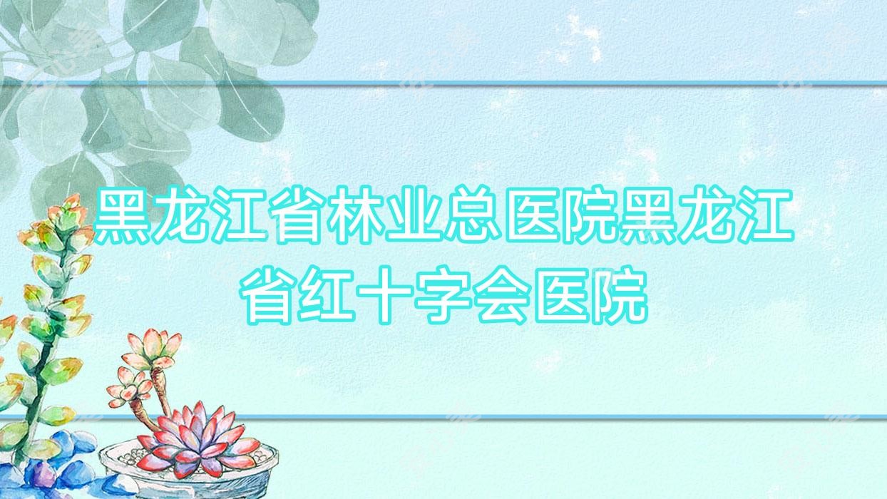 黑龙江省林业总医院黑龙江省红十字会医院