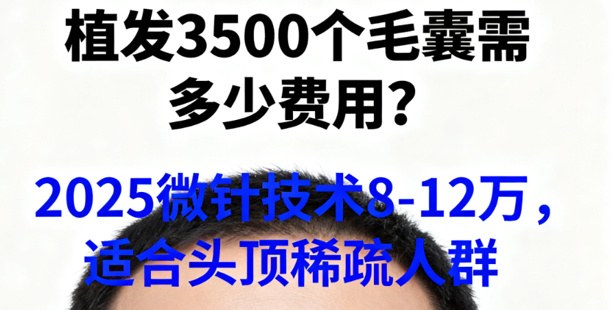 植发3500个毛囊需多少费用